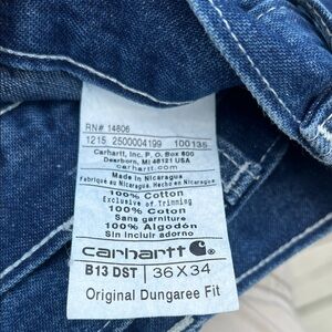 Carhartt original fit carpenter jeans